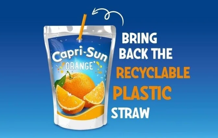 Capri Sun campaigns against ban on plastic straws